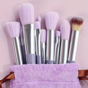 LNGOOR 13Pcs Makeup Brush Set Soft Fluffy Professional Cosmetic Foundation Powder Eyeshadow Kabuki Blending Make Up Brush Beauty Tool With Bag Makeup Sponge Beauty Gift For Makeup Beginne