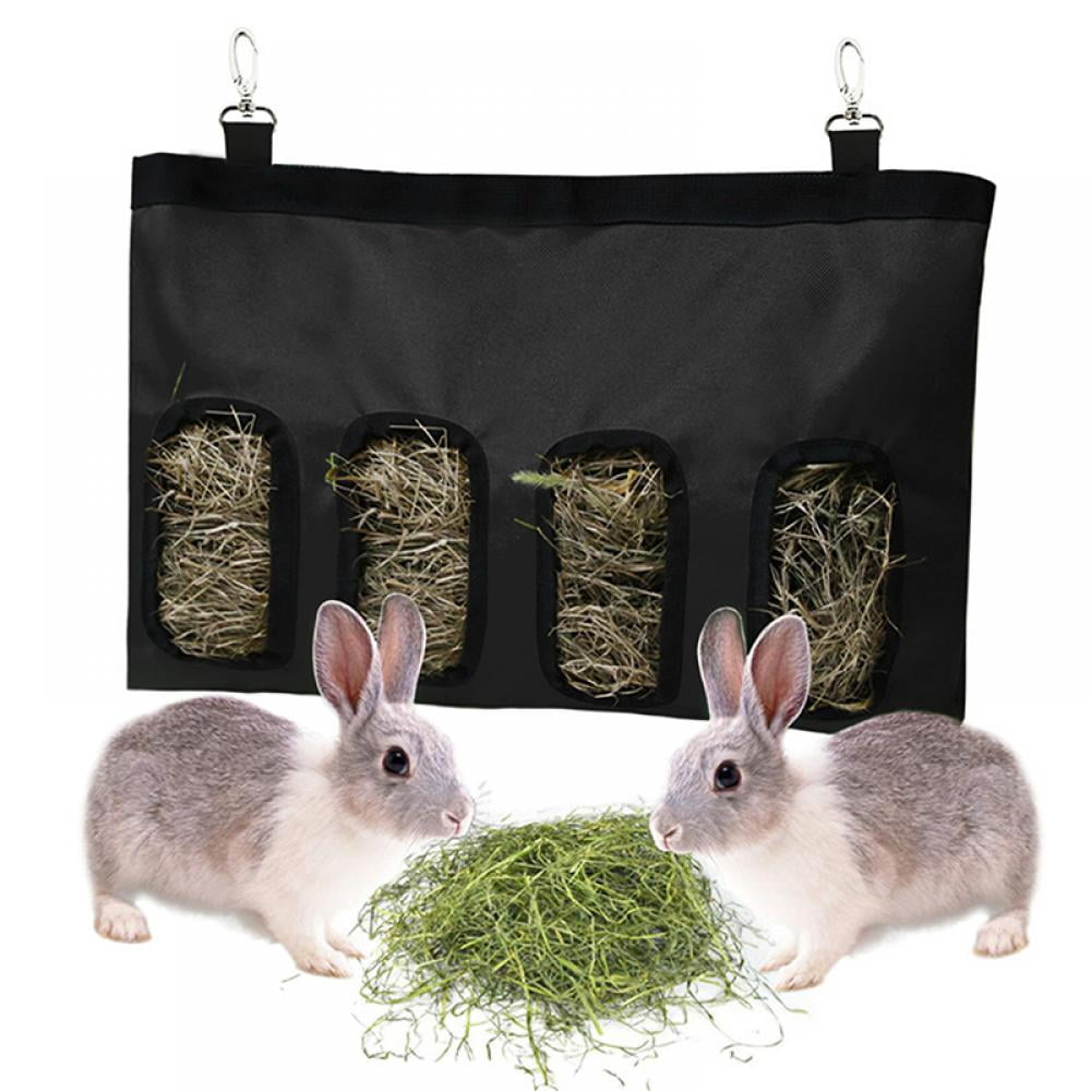 Rabbit Guinea Pig Hay Feeder Bag,Small Animal Hay Feeder Storage, Hay