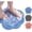 Blue, variant on Shower Foot Scrubber Mat, Foot Scrubber in Shower, Back Washer Exfoliating Bath Wash Pad, Silicone Shower Foot Scrubber Mat, Upgraded Shower Foot Massager Mat with Non-Slip Suction Cup (Blue)