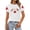 White, variant on Wang6 Womens Short Sleeve Plus Size Tshirts Casual Canada Printed Graphic Tees Shirts Summer Crew Neck Loose Fit Tops White XL