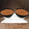 thumbnail image 3 of Comedero doble ajustable de 20 ° para gatos, cuenco doble para perros, cuenco inclinable co Abanopi Tazón de alimentación, 3 of 7