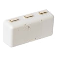 thumbnail image 3 of La Crosse Clock Daily Flip White Tabletop Alarm Clock with Calendar, 636-379W, 3 of 6