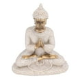 thumbnail image 3 of Estatua de Buda ANGGREK Grabado Claro Resina 56g-71g, 3 of 7