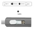 thumbnail image 2 of Memoria Usb 3 En 1 Usb Lightning, Android, Pc 1 Tera 1tb Gris, 2 of 5