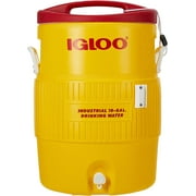 Igloo 400 Series Water Cooler, 10 gal, 16 Dia x 23.5 h, Red