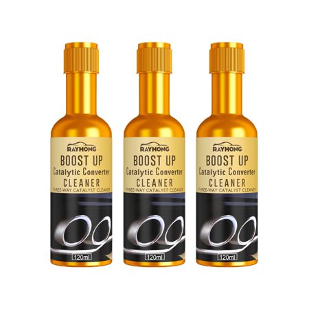 Dofurz 120mL Boost Up Catalytic Converter Cleaner, Catalytic Converter Cleaner for Car, Engine Cleaner Booster Cleaner, Oil Carbon Removal Treatment, Additive for Gasoline and Diesel Car