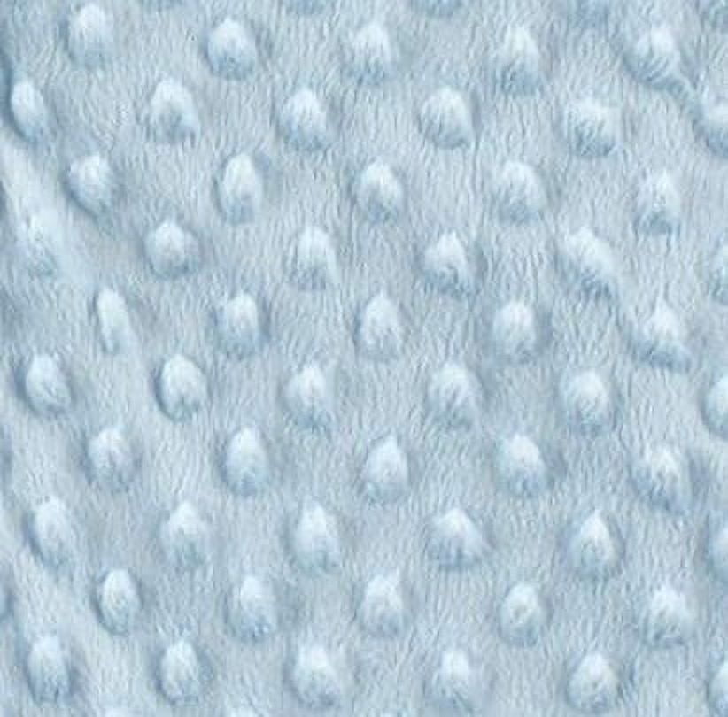 Hudson Baby Infant Boy Plush Sleeping Bag, Sack, Blanket, Light Blue Dot Mink, 6-12 Months