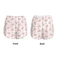 thumbnail image 3 of Salouo Floral Strawberr Print Women's 2 in 1 Running Shorts Double-Layer Shorts Athletic Workout Gym Yoga Shorts Running Shorts for Women-Medium, 3 of 7