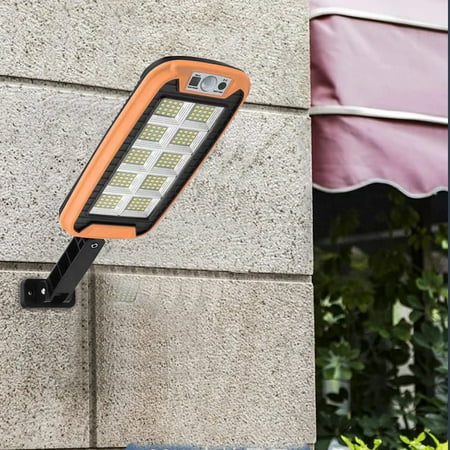 

Gzztg Wall Lights Solar Outdoor Lights Solar Street Light Ip65 Waterproof Outdoor Solar Powered Lights Dusk To Da-Wn With Motion Sensor Led Security Flo-Od Light For Parking Lot Remote Control
