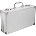thumbnail image 1 of CRAFTHROU Small Tool Boxes Aluminum Alloy Toolbox Silver 1Set For Indoor Home Organization, 1 of 6