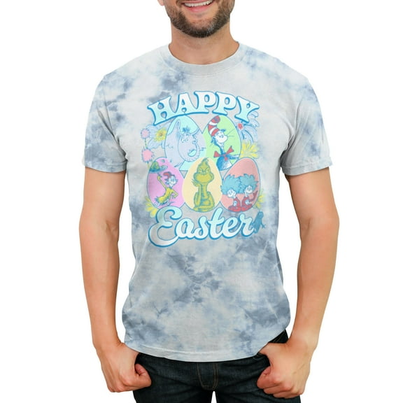 Men's The Grinch Happy Easter Friends Graphic T-Shirt