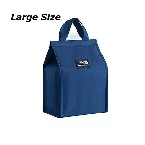 Bolsas de almuerzo Oxford portátiles, bolsa fresca para estudiantes de oficina, caja de almuerzo conveniente, Tote para parejas, azul, rosa, contenedor de alimentos