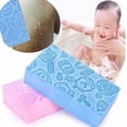 thumbnail image 4 of 4 Pack Soft Exfoliating Bath Sponge, Multi-Color Bath Sponge Shower Brush, Soft Bath Sponges for Shower, Dead Skin Removal Bathing Sponge, Shower Sponge for Adult Baby, 4 of 7