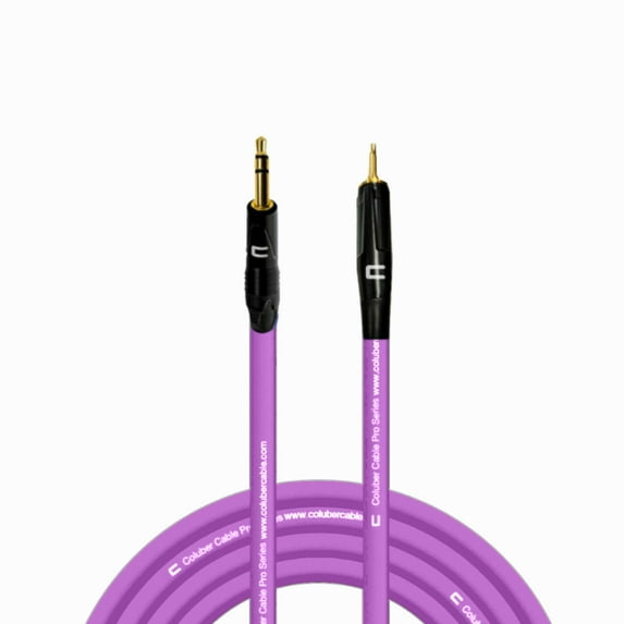 Coluber Cable 3.5 TRS Male TS to 3.5 TS Male - Pro Audio Interface Connector 25ft