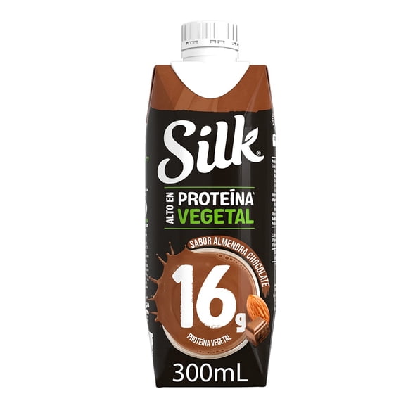 Bebida vegetal Silk con 16 g de proteína sabor almendra y chocolate 300 ml