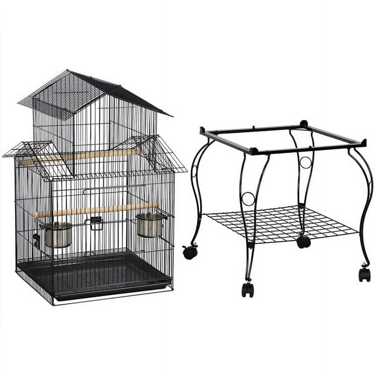 Triple roof bird cage new arrivals