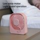 thumbnail image 3 of Injueey Ventilador portátil Mini Rotación ajustable Ventilador pequeño Ventiladores ligeros de 3 velocidades Acampar al aire libre Electrónica Rosa, 3 of 6