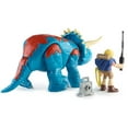 thumbnail image 3 of Imaginext Jurassic World Dr. Sattler & Triceratops, 3 of 3