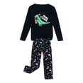 thumbnail image 3 of Wassery Family Matching Christmas Pajamas Outfit Cartoon Dinosaur Letter Printing Long Sleeve Round Collar Sleepwear/Jumpsuit for Adult Baby Kids Dog, 3 of 9