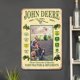thumbnail image 2 of Placa Metal Vintage John Deere Pintura Hierro Rectangular Arte La Pared 20x30cm, 2 of 9