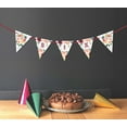 thumbnail image 2 of Inkdotpot Ready To HangI Am SixBirthdayBaby GirlsBuntingPennant Banner FloralsBirthday Party DecorationsFlag Banner, 2 of 4