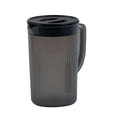 thumbnail image 1 of Jarra de plástico con tapa, gran capacidad, resistente a altas temperaturas, para agua fría, jugo, té, color negro, 1 of 14