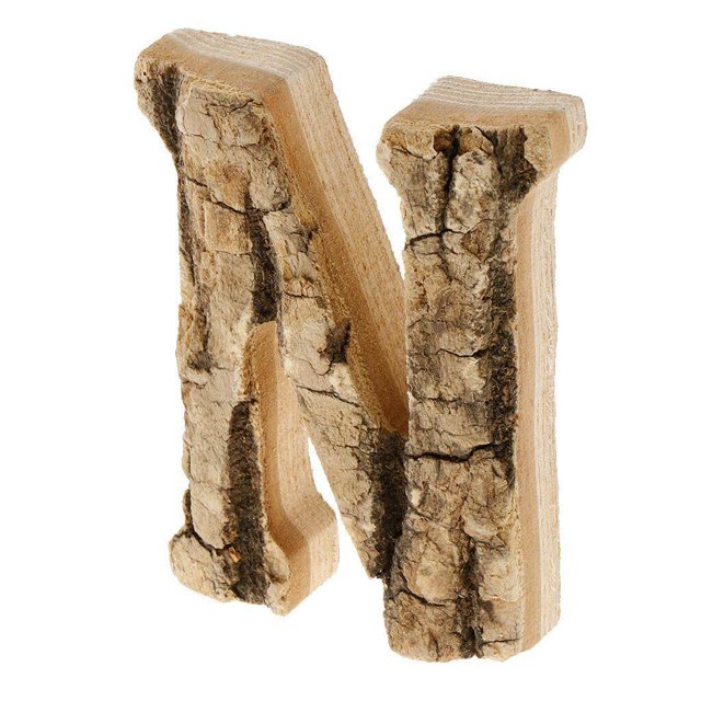 kurtrusly Handcraved Wooden Letters Door Numbers Alphabet Letter Floating Adress Name N