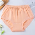 thumbnail image 2 of Annhoo Womens Comfortable Briefs Cotton High Elastic Waist Soft Underwear Breathable Sleeping Daily Panties Underpants, 2 of 3