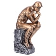 thumbnail image 4 of Estatua del Pensador Sincero de Resina Estilo Europeo Color cobre, 4 of 10