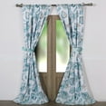 thumbnail image 2 of Barefoot Bungalow  Cruz Coastal Curtain Set (Set of Two Panels) - 42 W x 84 L Each - 84 W x 84 L (inches) White, 2 of 5