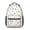 Dog Paw Print, variant on German Shepherd and Icons Blue Backpack for School, Cute School Bag with Adjustable Shoulder Straps and Padded Back, 15.3"x11"x6.7"