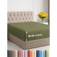 thumbnail image 1 of Sábana bajera ajustable CGK Unlimited Hotel Luxury Queen Sage Green, 1 of 9