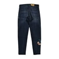 thumbnail image 2 of Polo Ralph Lauren INDIGO BLUE Women's Tompkins Skinny Floral Jeans US 26, 2 of 5