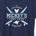 thumbnail image 3 of Mickey & Friends - Mickey Surf Shop - Women's Short Sleeve Graphic T-Shirt, 3 of 5