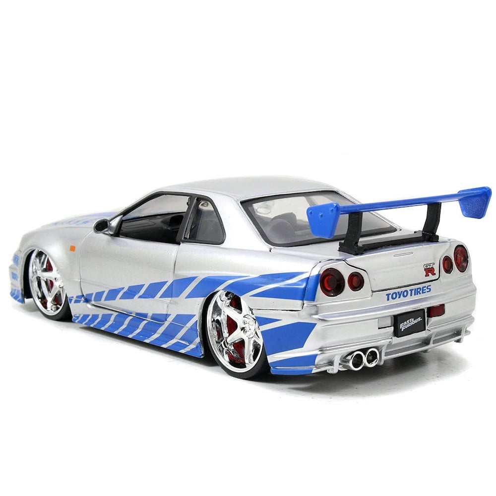 Jada Big Time Muscle 2002 Nissa GT-R (R34) Toy Vehicle