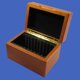 thumbnail image 2 of Caja de almacenamiento para monedas Guardhouse de madera con 10 compartimentos para exhibición, 2 of 5