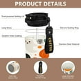 thumbnail image 3 of 500ml Double-Wall Vacuum Insulated Tumblers Stainless Steel Coffee Tumbler with Ceramic Coating Simple Cartoon Halloween Pattern, 3 of 8