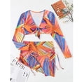 thumbnail image 5 of Traje DE Baño DE Tres Piezas Fridja con Estampado Sexy para Mujer, 5 of 5
