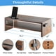 thumbnail image 2 of Soporte para monitor Marbrasse, 42 cm, 2 niveles, con estante para impresora, estilo vintage, 2 of 6