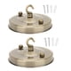 thumbnail image 2 of De Candelabro De Hierro Placa Colgante Gancho Luz De Techo Decoración De Dosel Accesorio De Montaje DIY Bronce ANGGREK Otros, 2 of 8