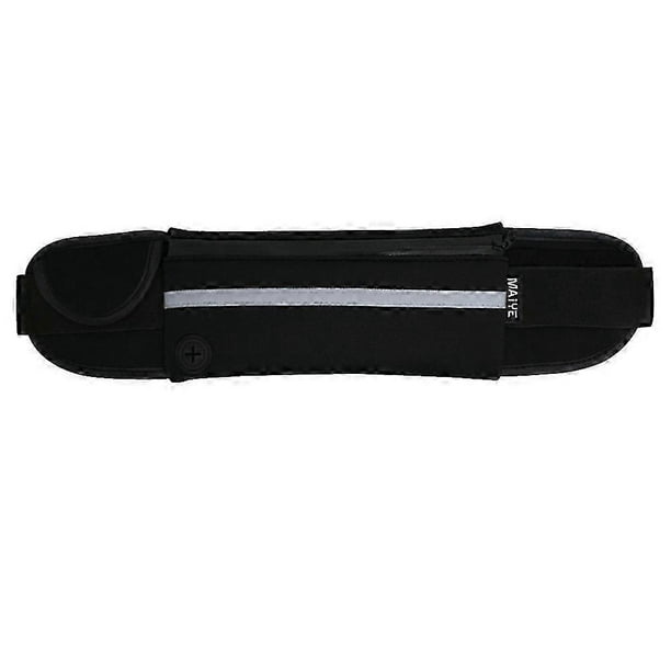 Running Belt for Men & Women - Waterproof Adjustable Sports Waist Pack with Headphone Port & Reflective Stripe