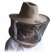 Goodland Bee Supply GLVEIL-LG Natural Cotton Beekeepers Medium / Large Hat Veil Bee Protection During Beehive