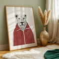 thumbnail image 6 of Sporty Lion - Illustration Animal Humor Fashion Wildlife Sketch Pop Art Unframed Wall Art Print 4 x 6 inches, 6 of 60