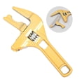 thumbnail image 4 of Llave ajustable para baño, mango corto y llave de cambio de apertura grande, llave inglesa pa MABOTO Llave inglesa, 4 of 7