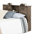 thumbnail image 4 of South Shore Ulysses Full Bookcase Headboard in Fall Oak, 4 of 12