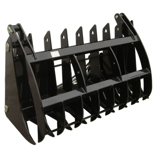 Titan Attachments Root Grapple Rake V2 60" Universal Skid Steer Wide