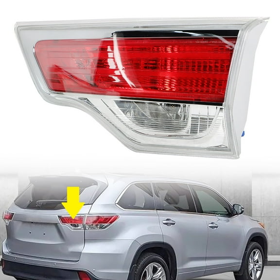 Fit for Toyota Highlander 2014 2015 2016 Rear Right Passenger Side Tail Light Lamp Housing Assembly (without Bulbs)
