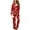 J, variant on Christmas Pajamas for Women Holiday Party Christmas Printed Two Piece Pajama Sets Loose Fitting Turndown Collar Long Sleeve Shirts and Long Pajama Pants