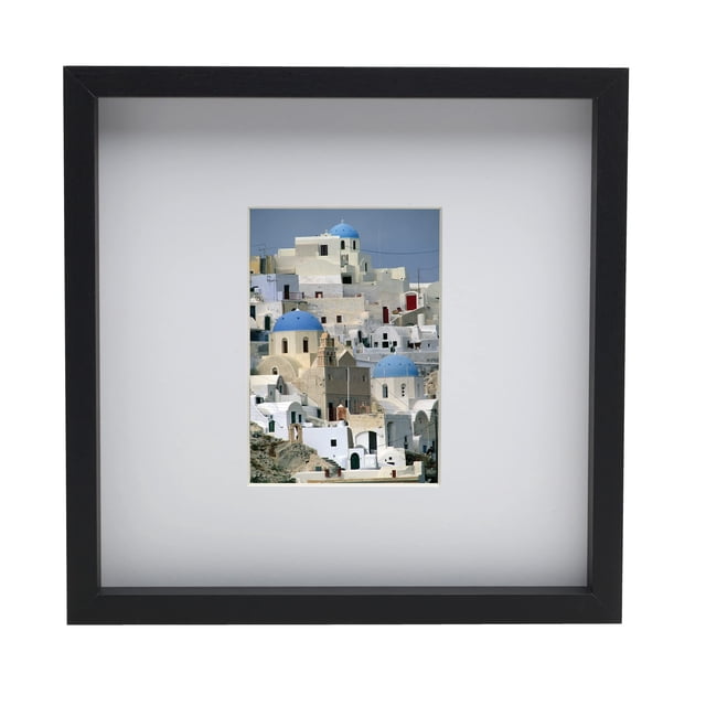 Marco Mikasa Gallery de 40 x 40 cm para fotos de 15 x 15 cm con tapete
