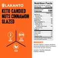 thumbnail image 6 of Lakanto Mixed Candied Nuts Cinnamon Glazed - No Sugar Added, Sweetened with Monk Fruit, 3 Net Carbs, Keto Diet Friendly, Vegan, on the Go Snack Anytime - Cinnamon Glazed, 6 of 9